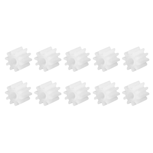 DMiotech 10pcs 10 Teeth Plastic Gear Model 102A Reducer Plastic