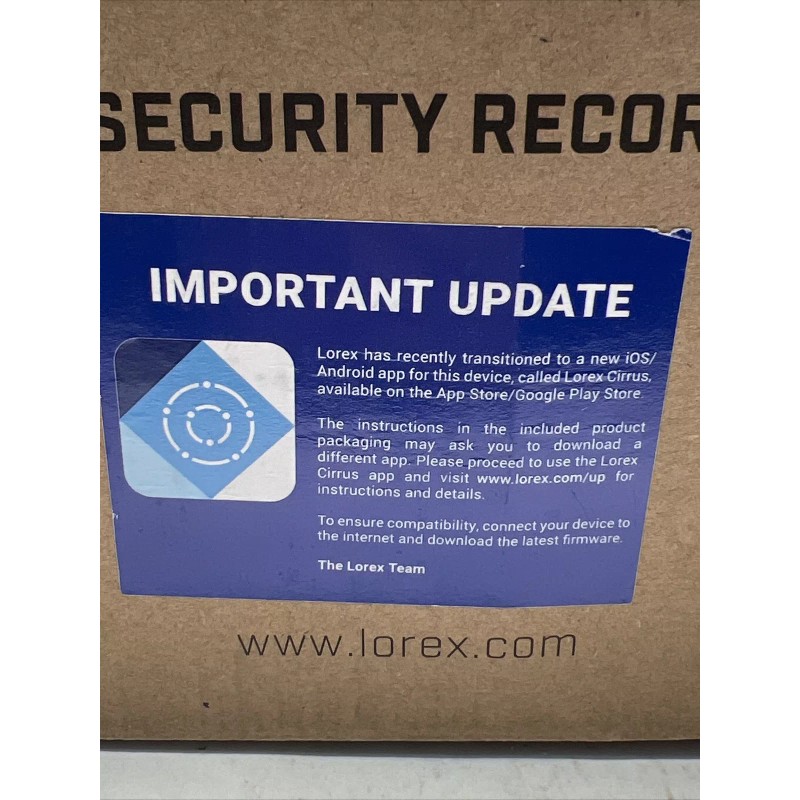 Lorex 1080p Recorder for Wire-Free Cameras, 6 Channel w/ 32GB