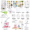 NEWFUN Button Machine, Button Maker, 55 mm/35 mm, Badge in