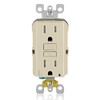 Leviton AFCI Outlet, 15 Amp, Self Test, Tamper-Resistant with LED