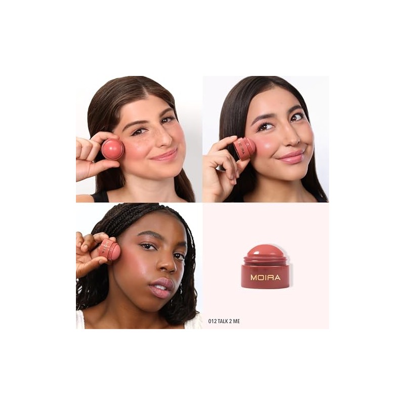 Moira Rubor Soft Blush Balm (012, Talk 2 me)