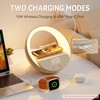 Bluetooth Speaker Wireless Charging for Bedroom, Sunrise Alarm Clock Light