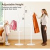 MISSLO Heavy Duty Coat Rack Freestanding with Stable Wood Base
