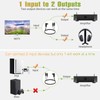Bangun 90 Degree Optical Audio Splitter 1 in 2 Out