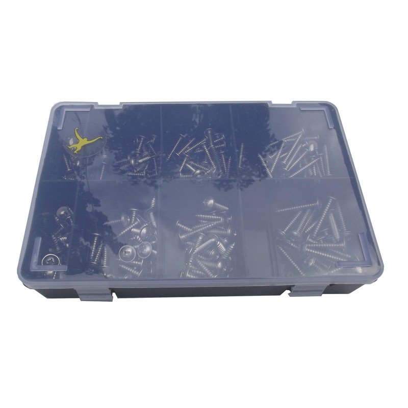 200 Assorted Flange Pozi Self Tapping/Trim Screws | BS4174 |