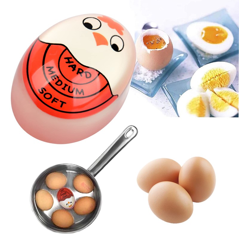 Egg Timer Sensitive Hard & Soft Boiled Color Changing Indicator