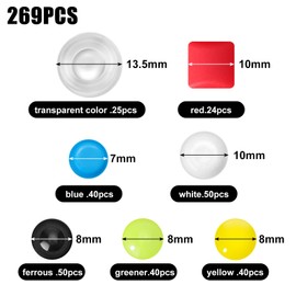 245PCS Bump Dots for Visually Impaired, Assorted Styles Braille Stickers, Low Vision Aids Adhesive Bump Dots Tactile Stickers for Blind, Elderly, Braille Bump Stickers