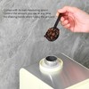 Coffee Bean Canister Airtight Stainless Steel Visible 800ml with Spoon