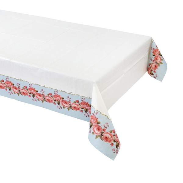 Talking Tables Truly Chintz, Paper Table Cover, Multi-colour, 180 x