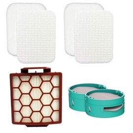 2+1 Filter Kit + 2 Cartridges Compabile with Shark Rotator Pet Upright Vacuum with PowerFins HairPro and Odor Neutralizer Technology ZU100 ZU102. Compare to 1239FT60 1238FT60 1540FC3000