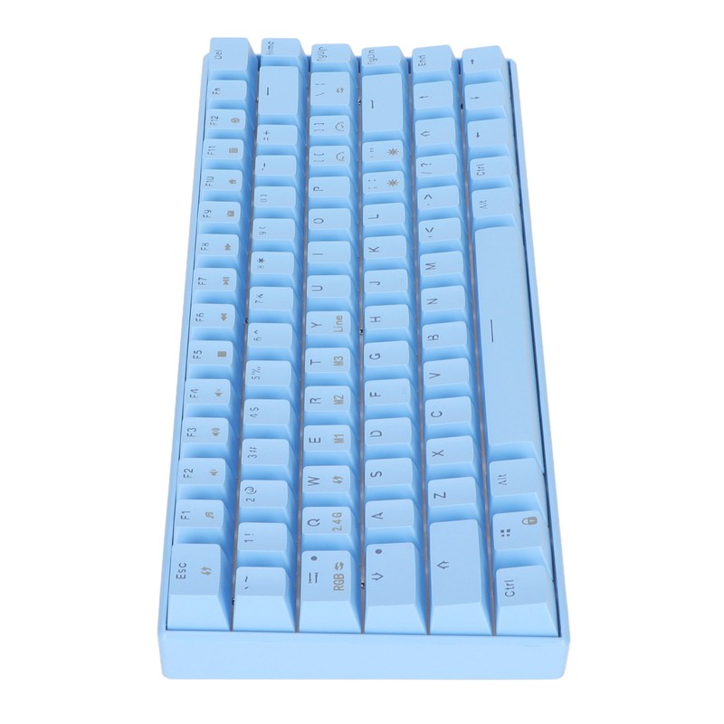 Mechanical Keyboard 82 Keys RGB Three Modes Support Wireless 2.4G