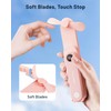 SWEETFULL Portable Handheld Mini Fan with LED Display, 2-in-1 Personal