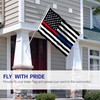 Anley Fly Breeze 3x5 Foot Thin Blue Line and Red