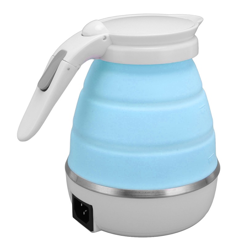 850W Foldable Electric Kettle 600ml Silicone Auto Power Off Collapsible