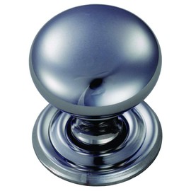 Carlisle Brass FTD1265BCP FTD 32mm Victorian Hollow Knob Polished Chrome 32mm