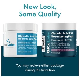 Xlabs Almohadillas Ácido Glicólico 20% Toallitas Exfoliante