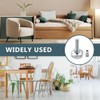 POWERTEC 71189 - Niveladores de muebles de 3/8"-16 con insertos
