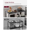 VASAGLE Kitchen Island with 3 Shelves, 47.2 Inches Width Kitchen