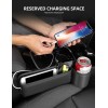 Car Seat Gap Storage Bag Crevice Box PU Leather Console