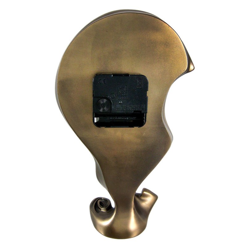 Things2Die4 Cool Bronze Finish Melted Mantel Clock Table Desk Dali