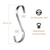 18 Pack S Hooks Stainless Steel S Shaped Hooks Heavy