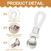 sourcing map 6 Pcs Tea Towel Clips with Cotton Loop