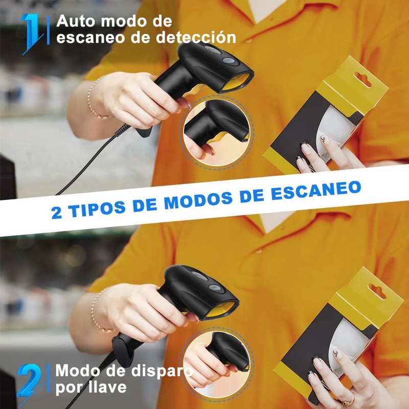 ELECTRIC CHOICE Escáner Codigo de Barras, Lector Codigo de Barras