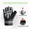 Weight Lifting Gym Workout Gloves Half Finger with Wrist Wrap