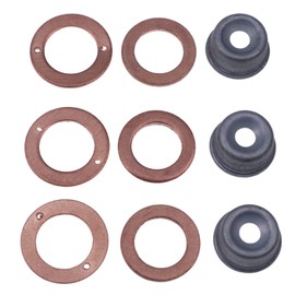 YQABLE 19077-53650 Injector Washer Heat Shield Replacement for 3 Cylinder Kubota Engines D905 D1005 D1105 D1305 D1403 D1503E D1703E D662 D722 D782 D902
