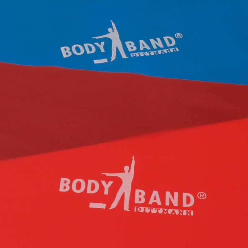 FTM Dittmann Fitnessbänder 5er Set (2 Gymnastikbänder + 3 Rubber-Bänder)