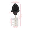 100Pcs Beer Plugs Tap Brush Dustproof Multifunctional Nylon Cleaning Brush