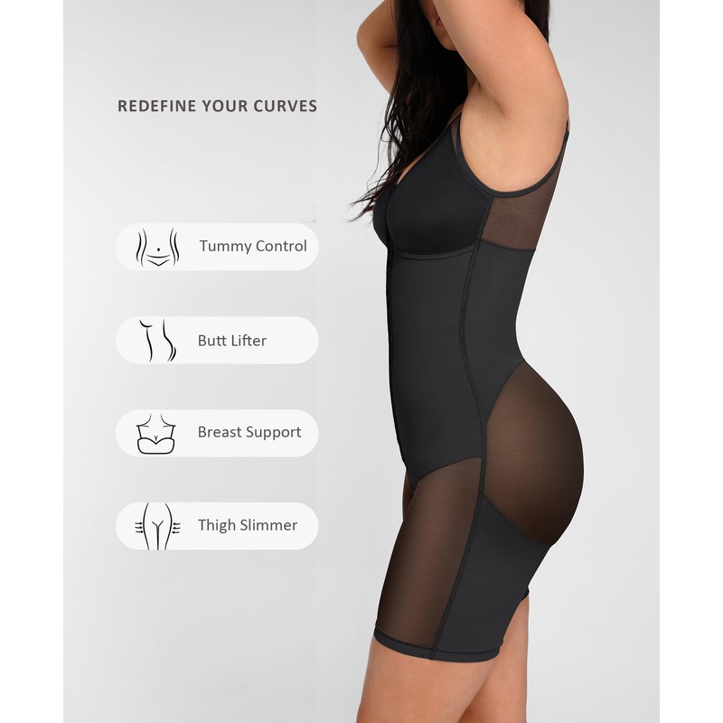FeelinGirl Fajas Colombianas Moldeadora Tummy Control Faja Body Shaper Post