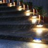 XTF2015 Solar Step Lights Outdoor, Motion Sensor Lights, Copper Outdoor