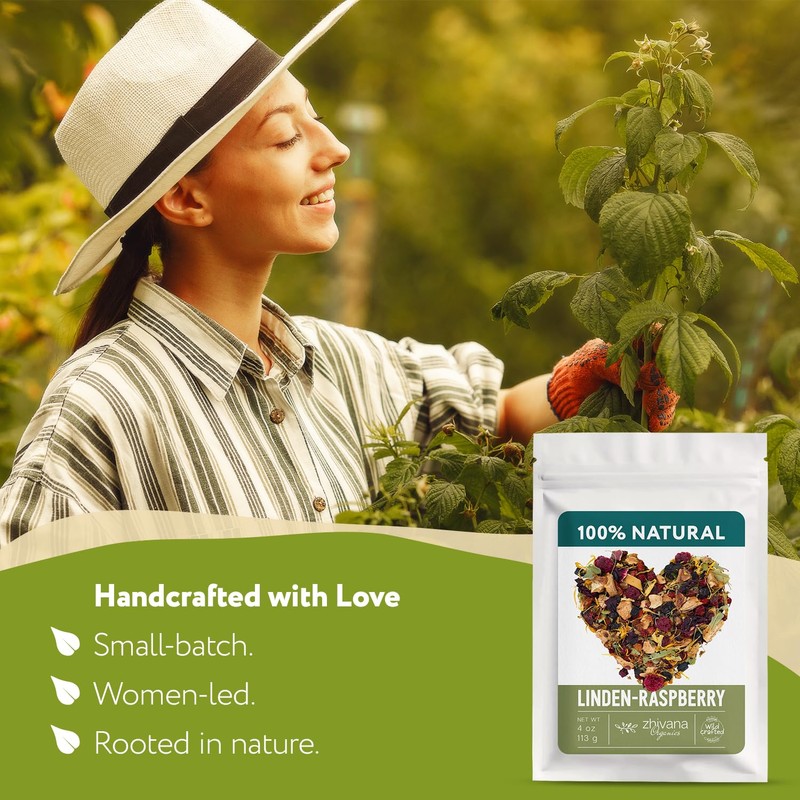 Linden & Raspberry Herbal Tea Loose Leaf – Fruity Tea