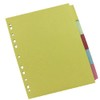 Q-Connect 5-Part Subject Divider Multi-Punched A4 KF26081