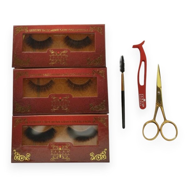 F.A.R.A.H 3D Mink Lover Lash Bundle – Luxury Faux Mink