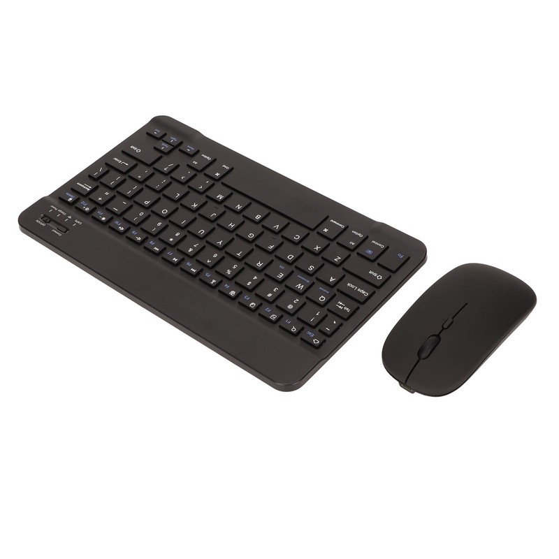 Wireless Keyboard Mouse 2.4G Bluetooth Dual Mode Rechargeable Portable External