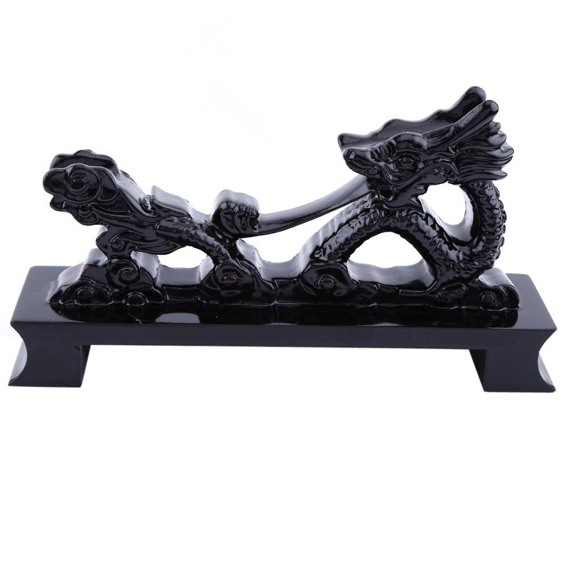 QANYEGN Chinese Dragon Shaped Wooden Sword Holder, Samurai Sword Katana