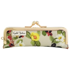 Gamaguchi Seal Case, Stylish and Cute, Botanical Flower, Stamp Holder, Bank Seal, Real Seal, 0.41, 0.5, 0.5, 0.5 inches (10.5 mm), 0.5 inch (12 mm), 0.5 inches (13.5 mm), Includes Vermilk, Gift,