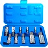 ALOUKA 10 Piece Drive Triple Square Spline Bit Socket Set,