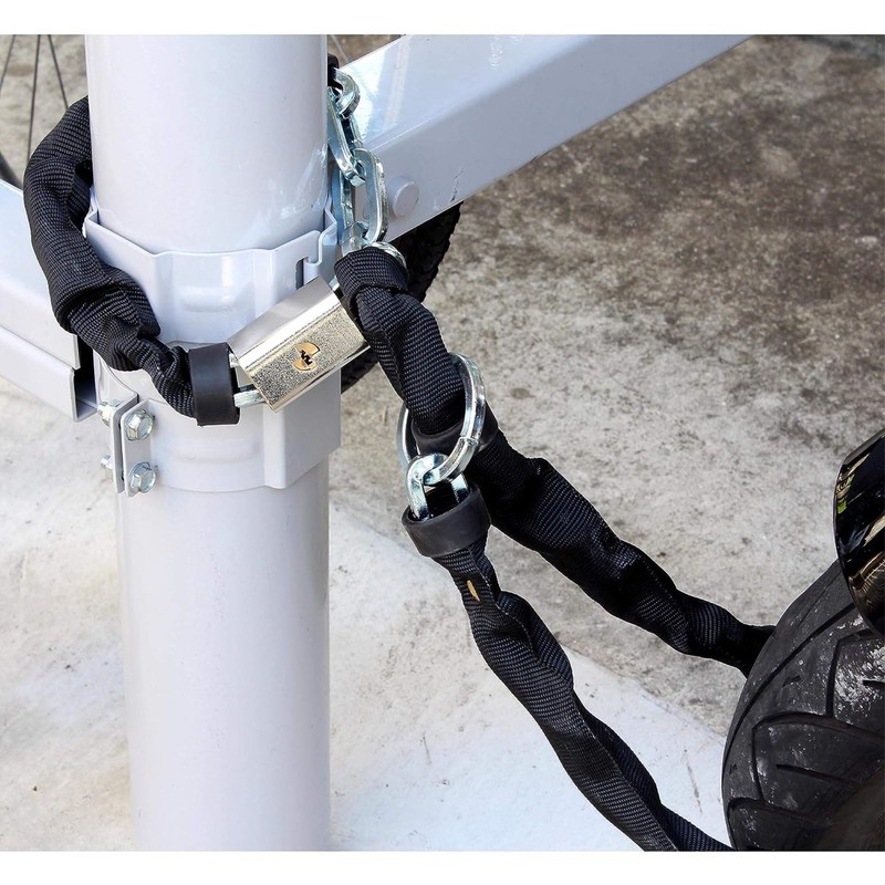 Wake Industry IB-146 Security Chain Lock, Silver, For Chain Diameter
