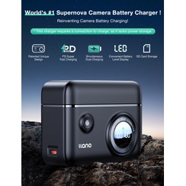 llano 2-Pack DMW-BLK22 2400mAh Battery and USB-C Dual Fast Charger for Panasonic Lumix S5, S5II, GH6, S5IIX, GH5 II, S5M2, S5M2X, GH5M2, DCS9, DCG9, IIDCS5, DCS5 II, DCS5 IIX