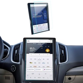 LANTU 2PCS Car Screen Protector for 2024 2025 2023 2022 2021 Ford Edge (SE/SEL/ST-Line/Titanium/ST) Accessories 12" Nano Navigation Screen Protector HD Clear