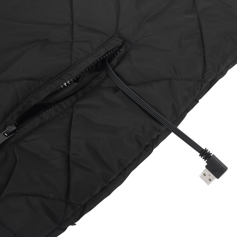 45‑65℃ Heated Vest 5 Gears Tempertature Control Intelligent Switch USB