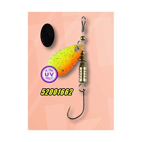 FTM Trout Blinker Spinner 2.5g UV Yellow Orange Black 5200662