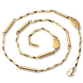 AUMOO Magnetic Necklace, Anti-Static Necklace, Stylish, Germanium Necklace, Anti-Static Necklace, Magnet, No Gemstone