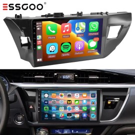 ESSGOO Carplay For Toyota Corolla 14-2016 Android14 Car Stereo Radio GPS Head Unit Navi