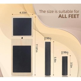 Single Foot Balance Board,Non-Slip Wooden Wobble Board for Ankle Exerciser, Stabilizer, and Plantar Fasciitis Relief, Perfect for Posture Correction and Balance Training