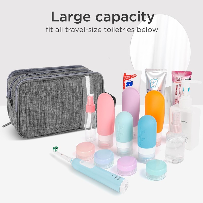 AiQInu Beauty Case da Viaggio, Borsa da Toilette da Viaggio