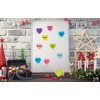 Heart Sticky Notes 3x3 in, 8 Pads, Super Cute Bright